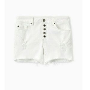 NWT Torrid White Hi-rise Button-fly Jeans